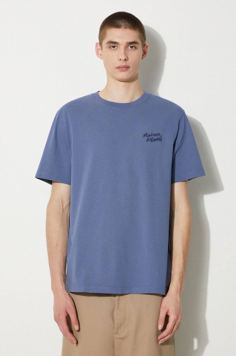 Maison Kitsuné cotton t-shirt Chillax Fox Patch Regular Tee