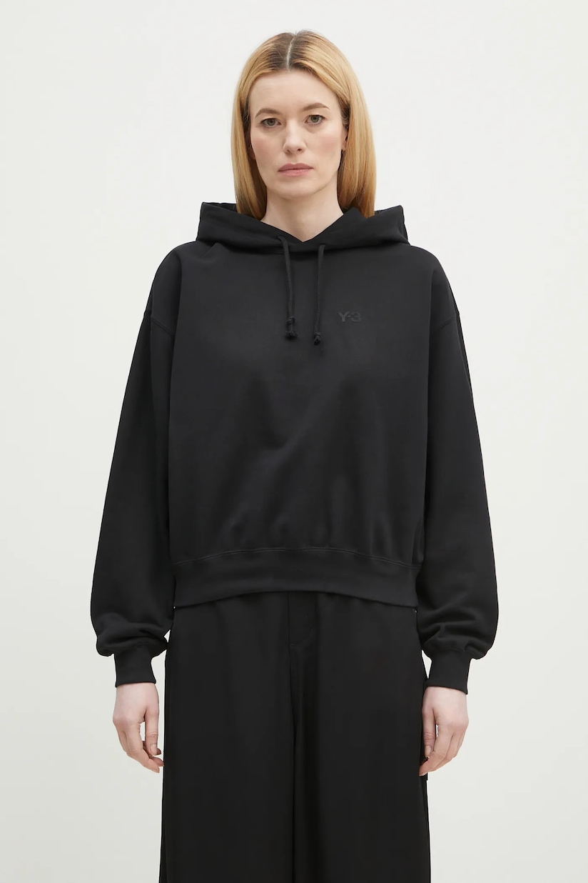 adidas Originals sweatshirt Trefoil Hoodie women's black color adidas Originals sweatshirt Trefoil Hoodie women's black color