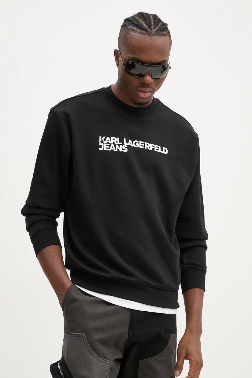 Кофта Alpha Industries Space Shuttle Sweater мужская цвет чёрный с