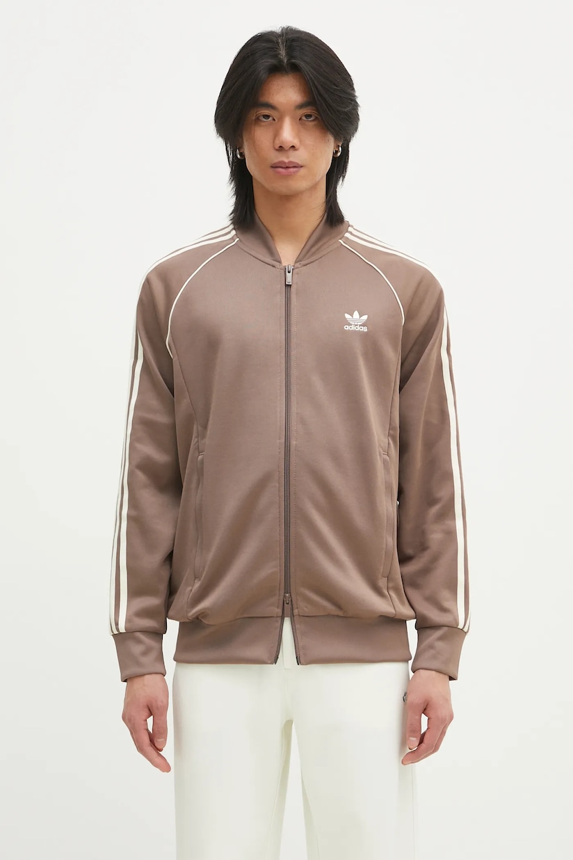 Кофта adidas Originals SST TT мужская цвет бежевый узор JP2519 на PRM Кофта adidas Originals SST TT мужская цвет бежевый узор JP2519 на PRM