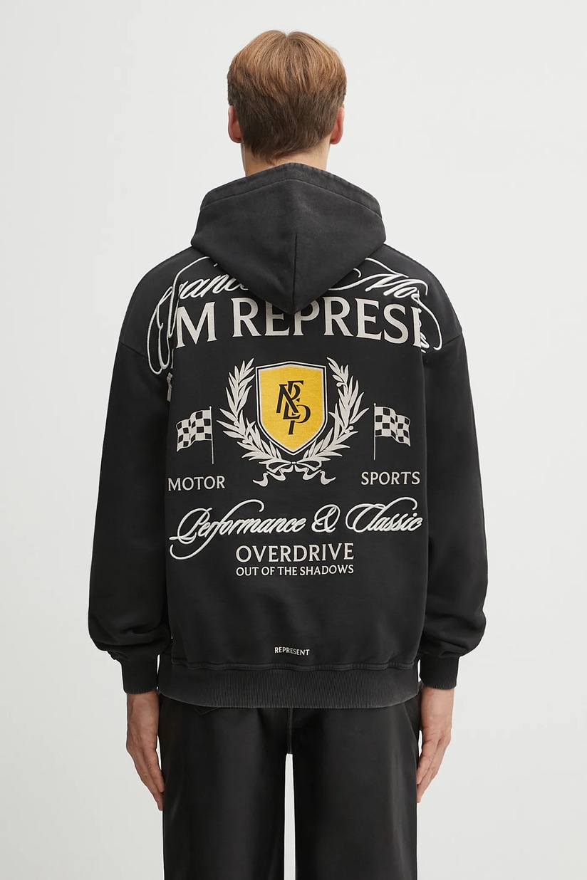 パーカー・フーディ REPRESENT SS25 SWEATSHIRT WITH LOGO (OCM41122 158) Represent cotton sweatshirt Represent Owners Club Zip Hoodie