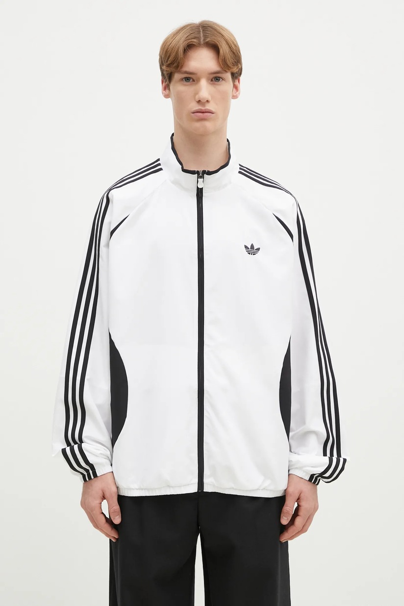 adidas Originals sweatshirt Teamgeist Tracktop men's white color