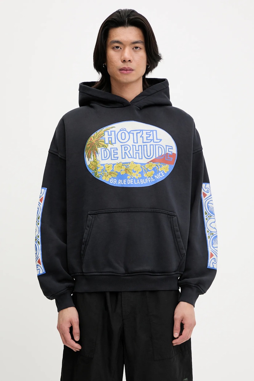 スウェット・トレーナー RHUDE FLEECE (RHSS25HO05012) RHUDE cotton sweatshirt Monaco Regatta PRM EU