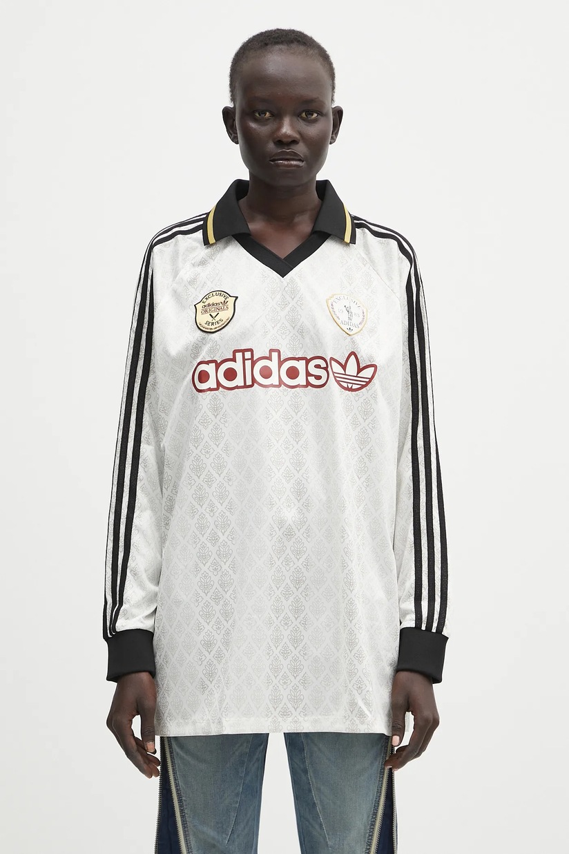 adidas Originals longsleeve shirt Off Shoulder women's white