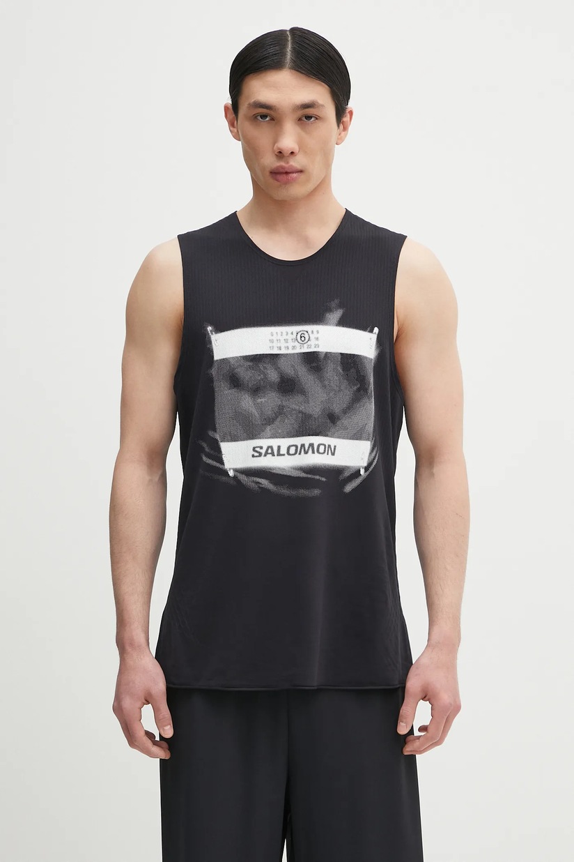 MM6｜SLEEVELESS (SH0NL0005 M20101 900) MM6 Maison Margiela x Salomon t-shirt PRM EU