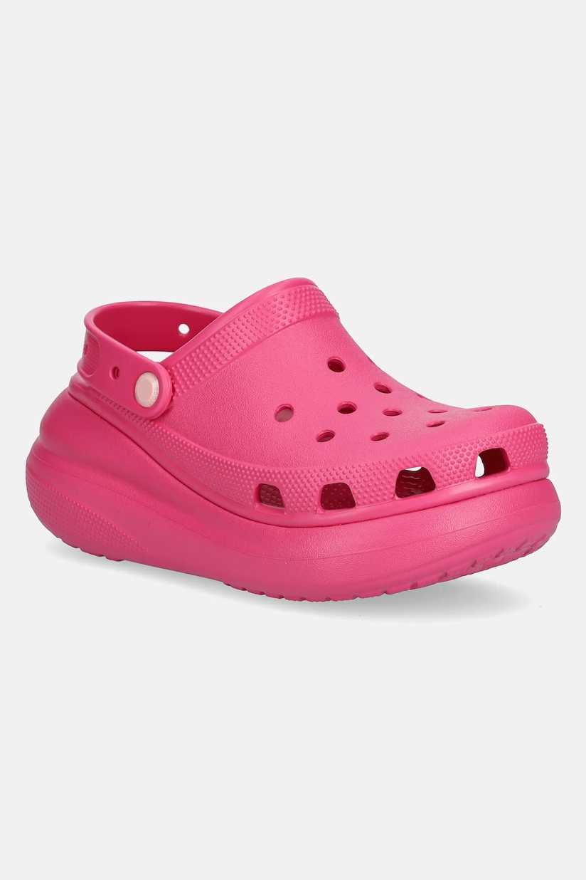 Crocs sliders Mega Crush Matte Clog women's pink color 210749 at Crocs sliders Mega Crush Matte Clog women's pink color 210749 at