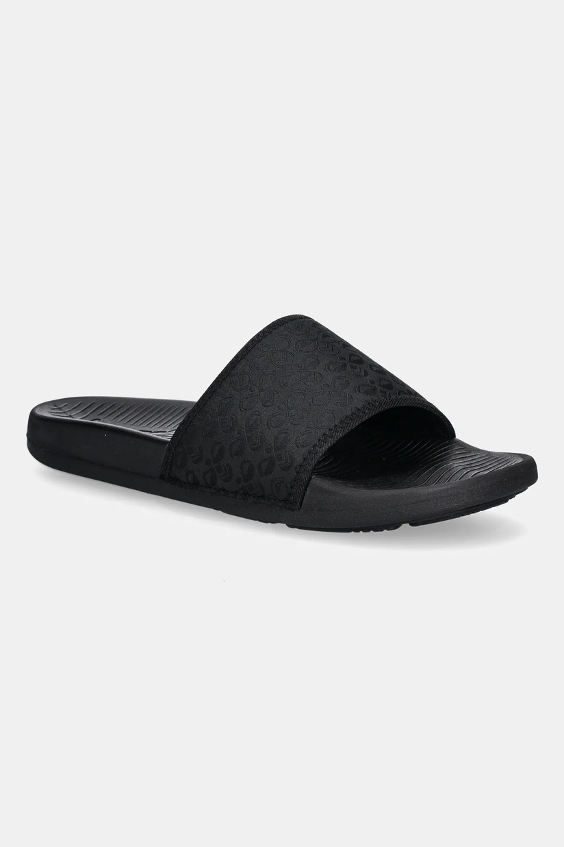 Crocs papuci Mellow Luxe Recovery Slide culoarea negru, 209413