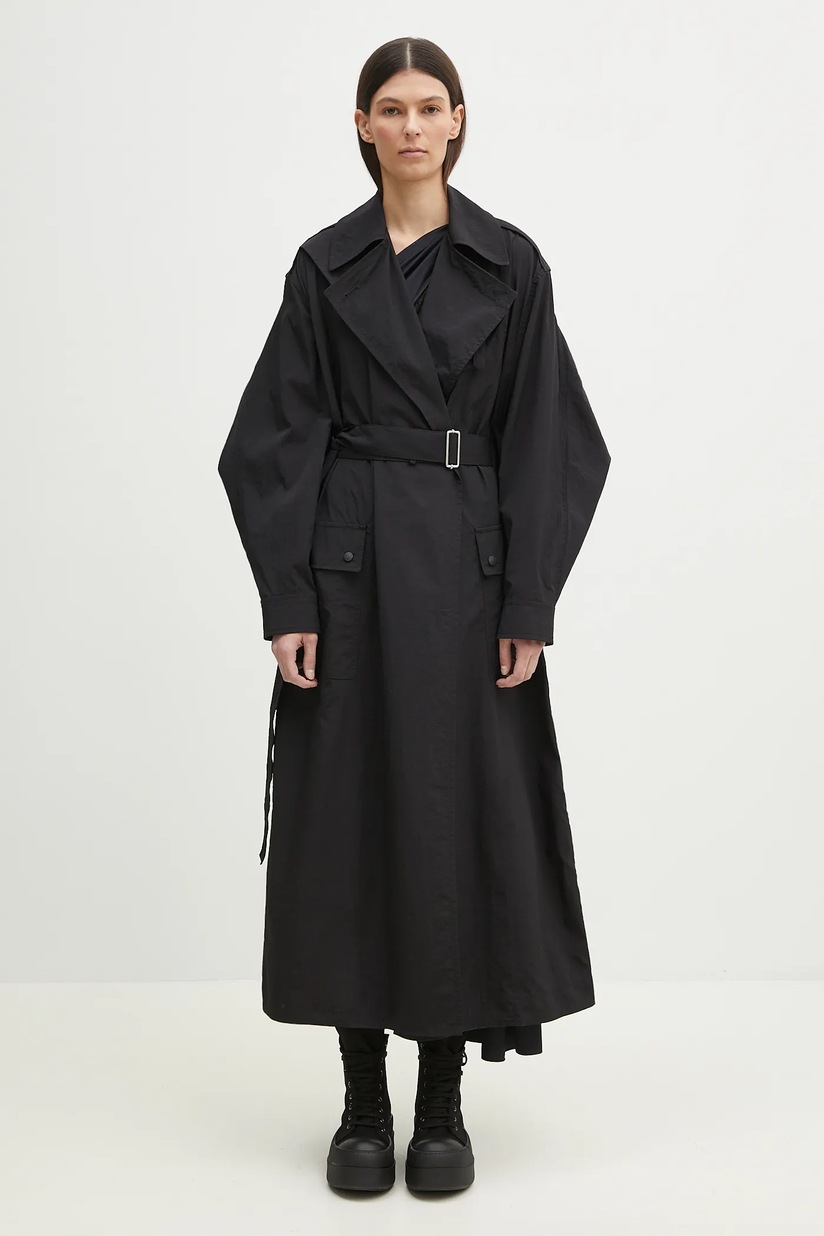 コート KENZO Woman Coat Black FE62MA2169WA 99 Kenzo Outlet: Coat woman - Black | Kenzo coat FE62MA2169WA