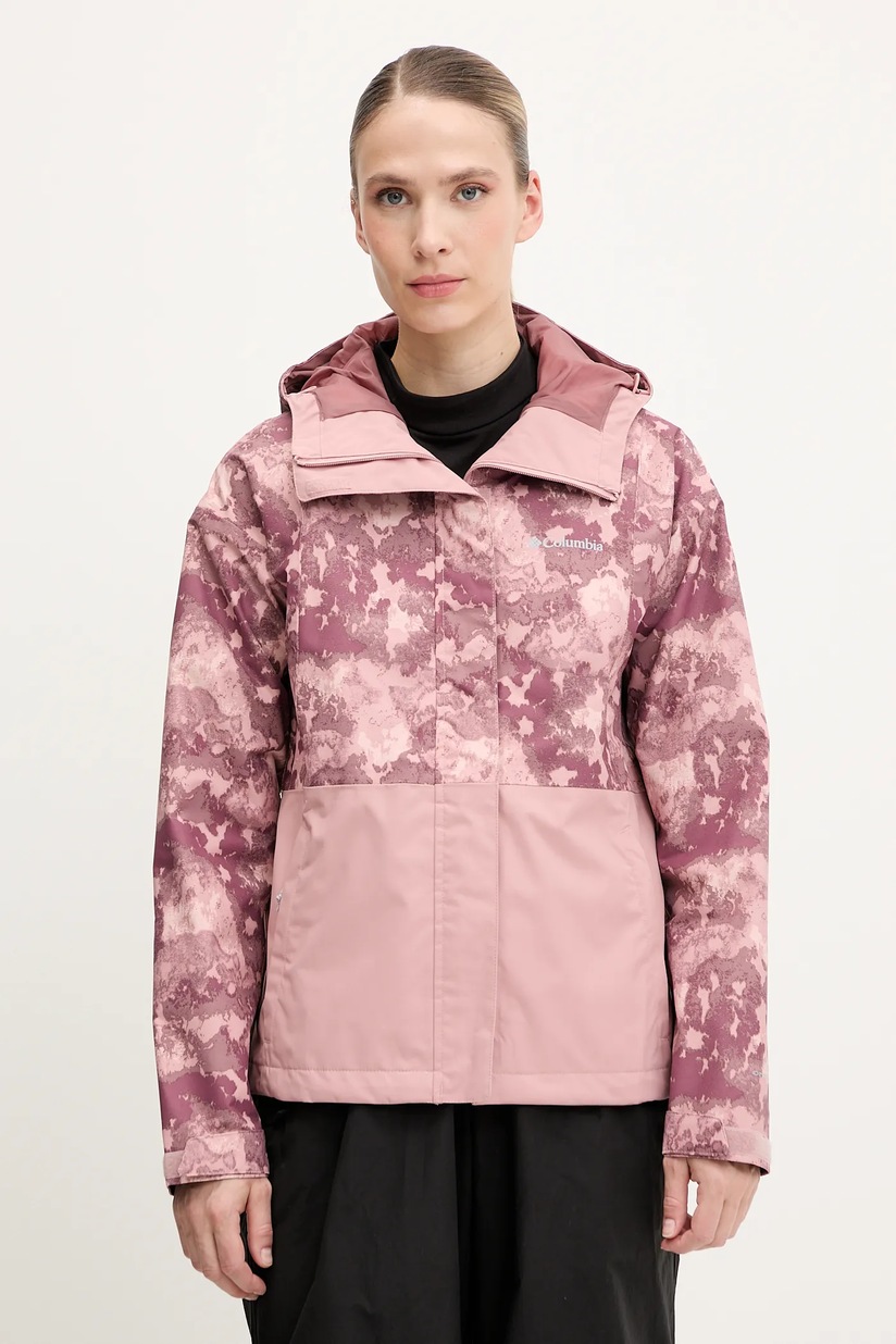 Columbia jacket Puffect Jacket women's pink color 1864781 at PRM US