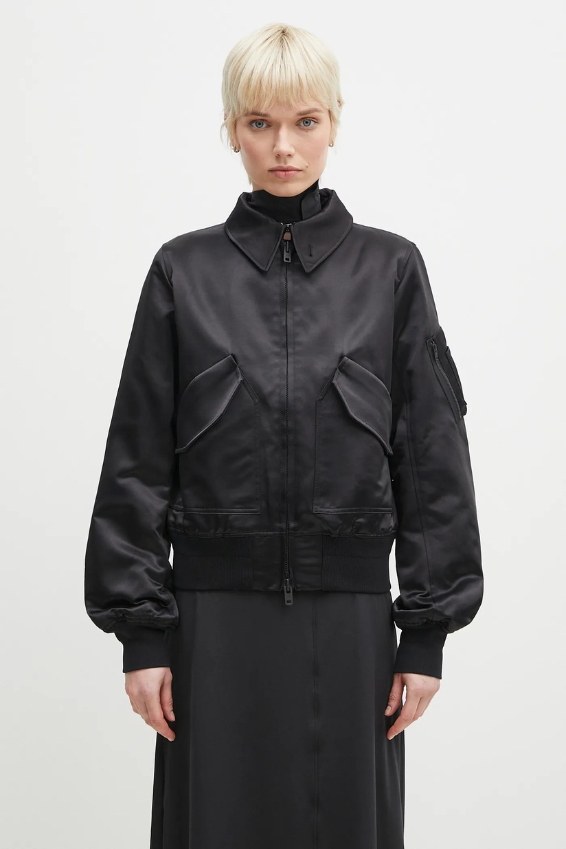 Rick Owens lilies zip-up jacket リックオウエンス Rick Owens Lilies jacket black color LI01E4708OT at PRM US