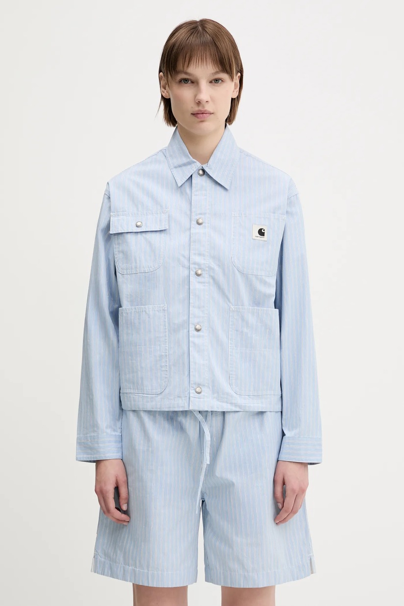 ブルゾン Carhartt SS25 'Clapton' jacket (I034425 2NZXX) SS25-KUD0EL-90X_F1_PRM.webp?v=