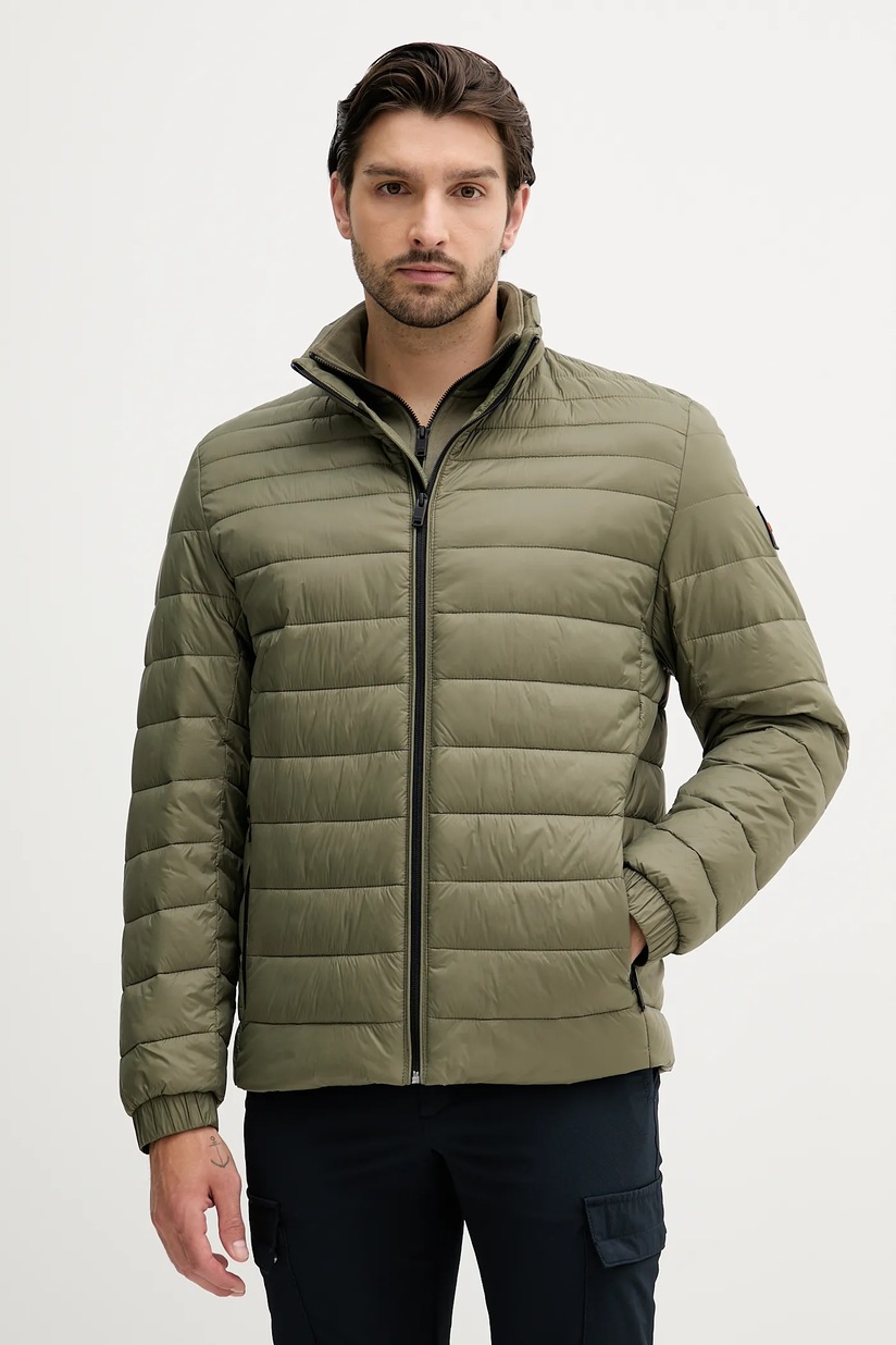 BOSSメダル Замшевая куртка BOSS Orange Johice цвет зелёный переходная