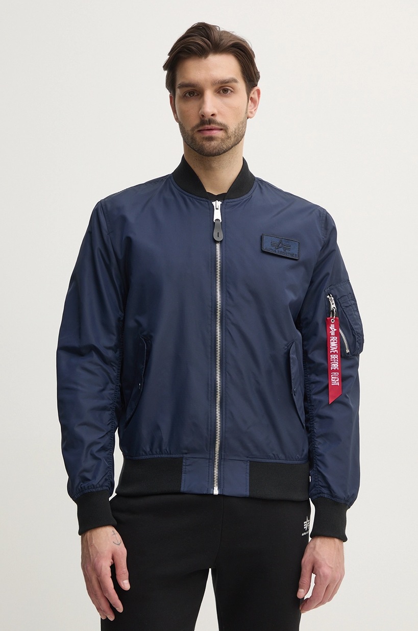 MAー1 Alpha Industries kurtka MA-1 męska kolor granatowy przejściowa