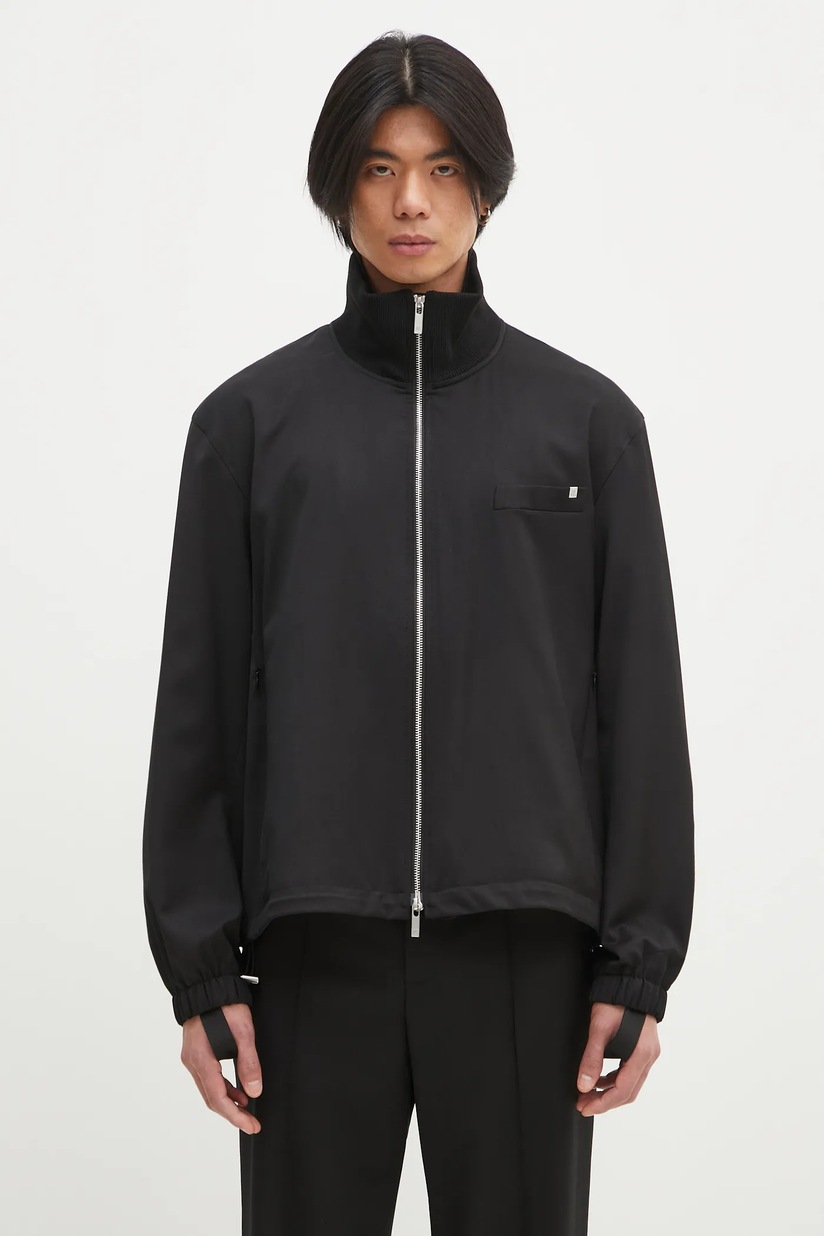 Helmut Lang wool jacket Relaxed Bomber.Suit black color O09HM102