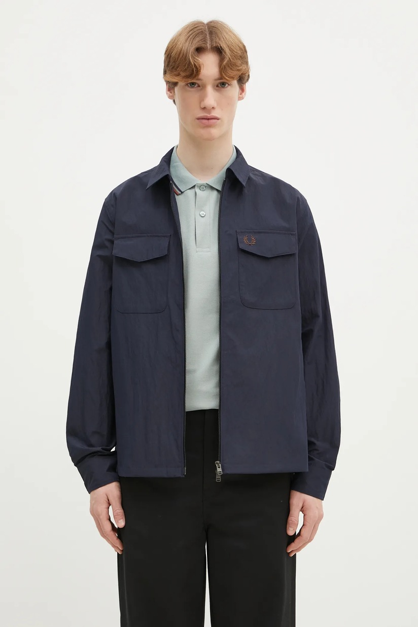 【c】Fred Perry ジャケット M ネイビー Fred Perry jacket navy blue color M5684.311 at PRM US