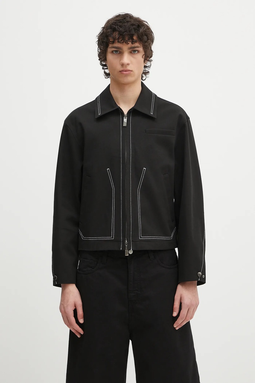 Ader Error jacket Apparel-Top black color BO01SSJK1602BK at PRM US