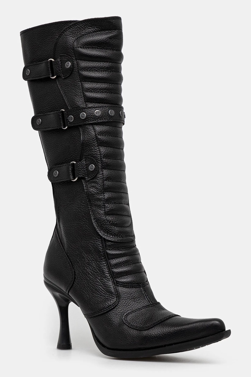 Rick Owens DRKSHDW bocanci de piele x Dr. Martens 1460 Quad Sole