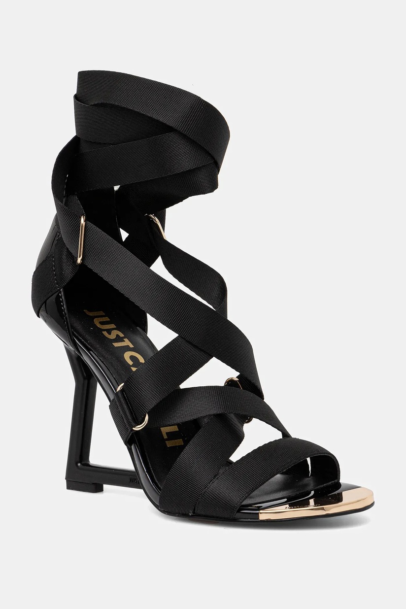 S Just Cavalli szpilki kolor czarny 78RA3S63ZSA29899 | Answear.com
