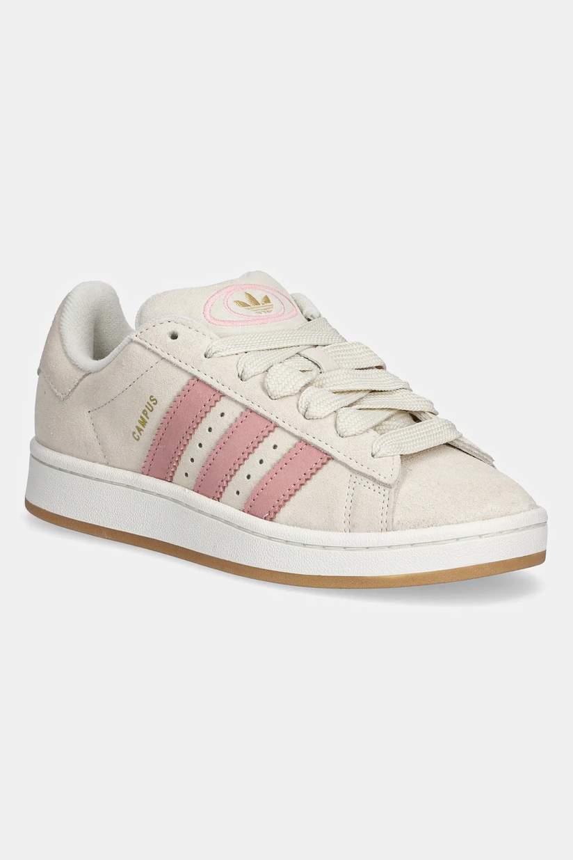 adidas Originals leather sneakers Campus 00s women's beige color