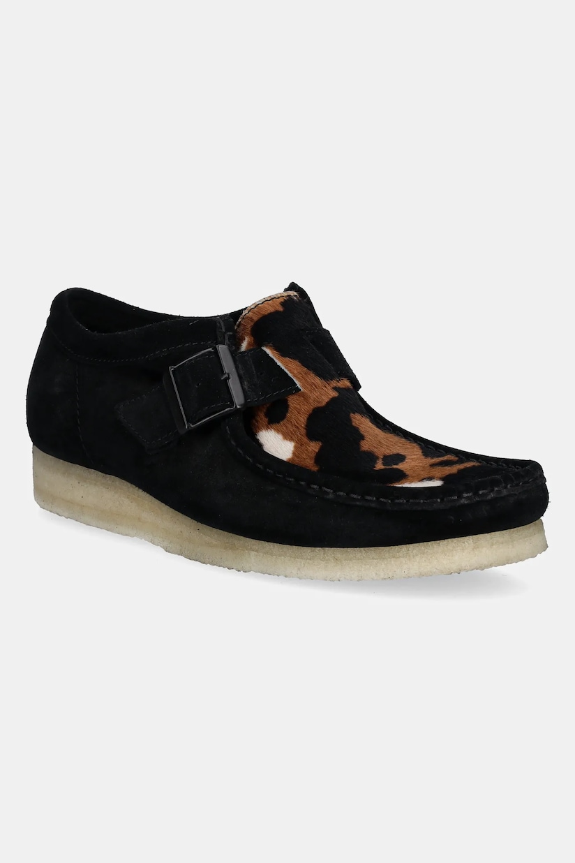 Clarks Originals suede shoes Wallabee Gore-Tex men's black color Clarks Originals suede shoes Wallabee Gore-Tex men's black color