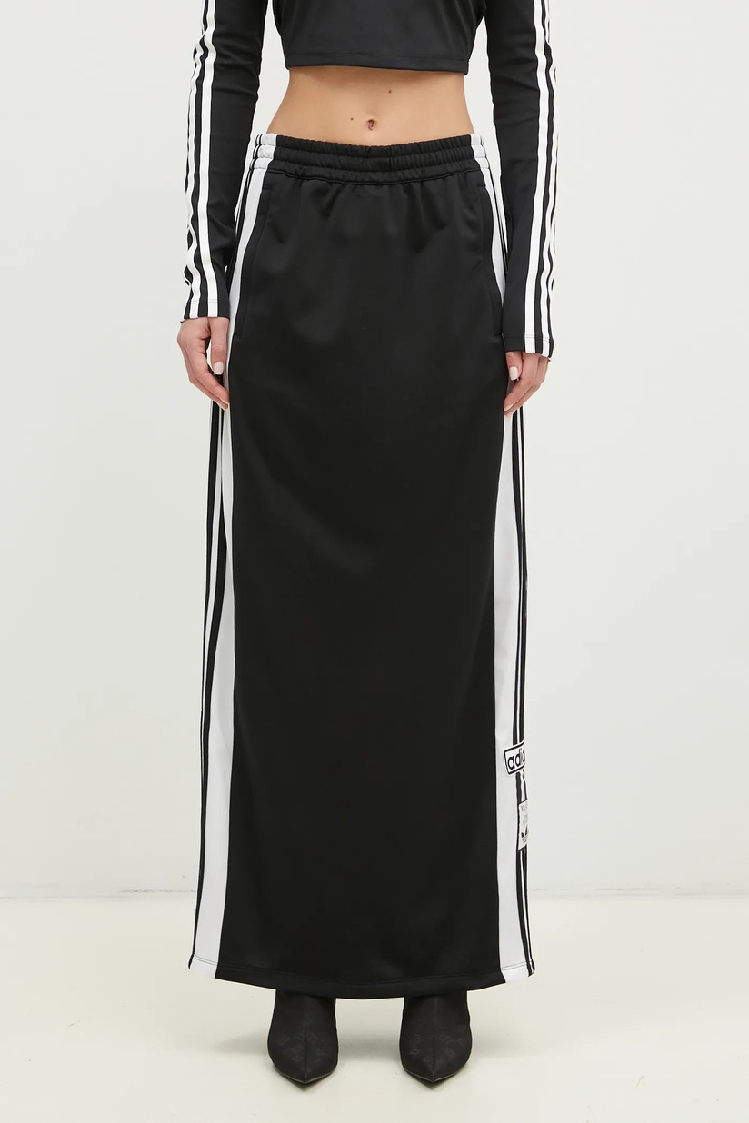 adidas Originals skirt Adibreak Adicolor Maxi Skirt black color