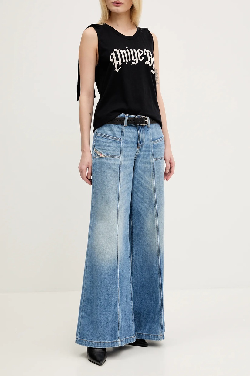 Diesel jeansy 1978 D-AKEMI L.32 TROUSERS damskie kolor