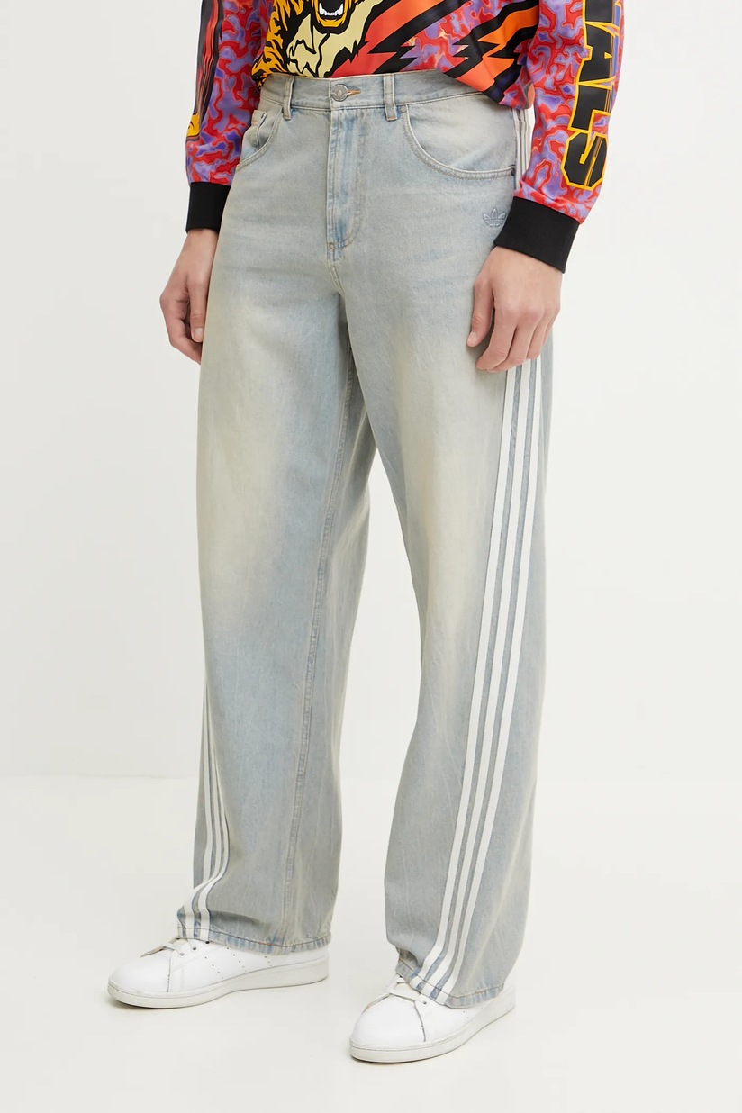 adidas Adicolor Denim Firebird Joggers Black JC6718 at PRM US