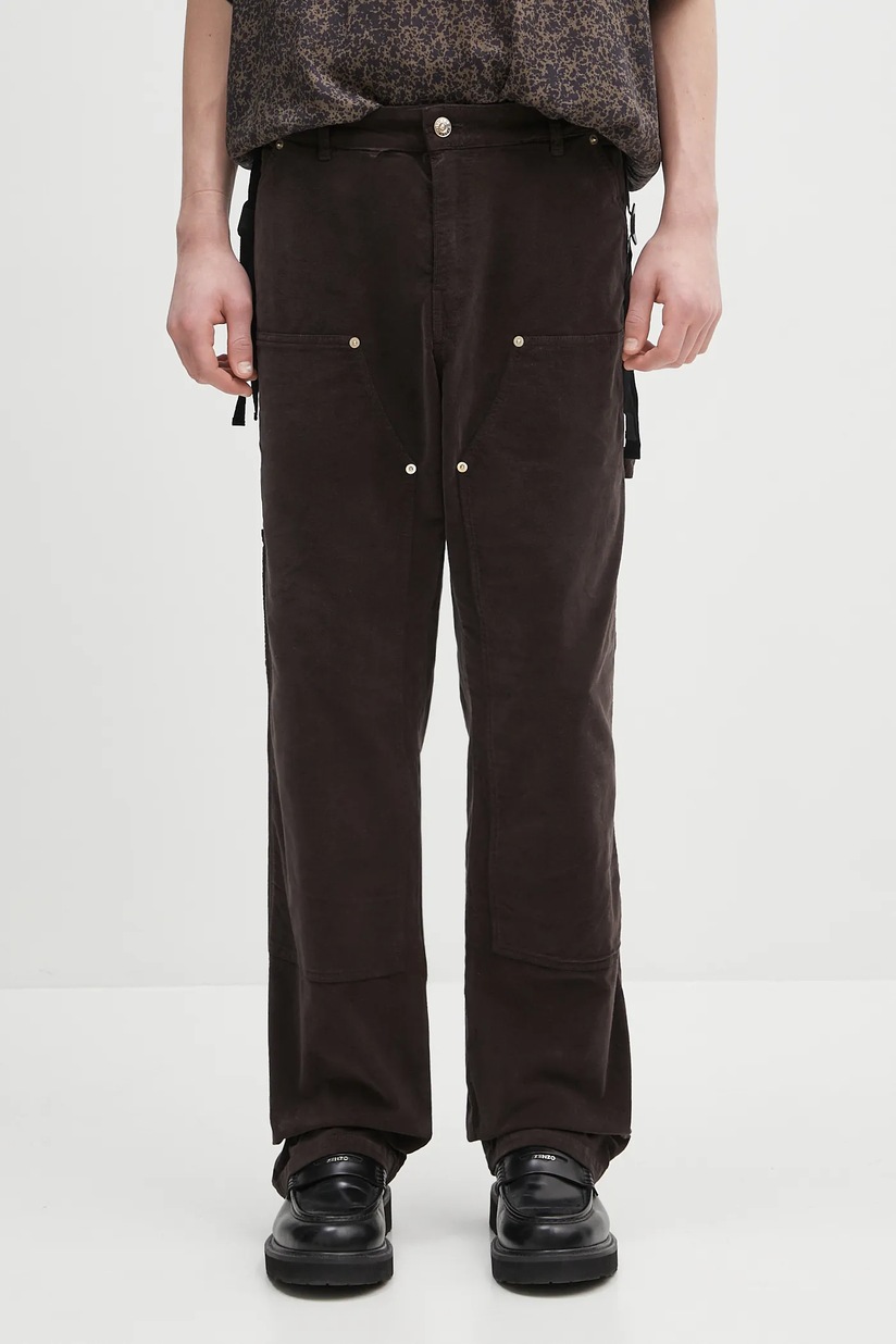 Wales Bonner trousers Kingston brown color MS25TR10.CO10.899 at PRM US
