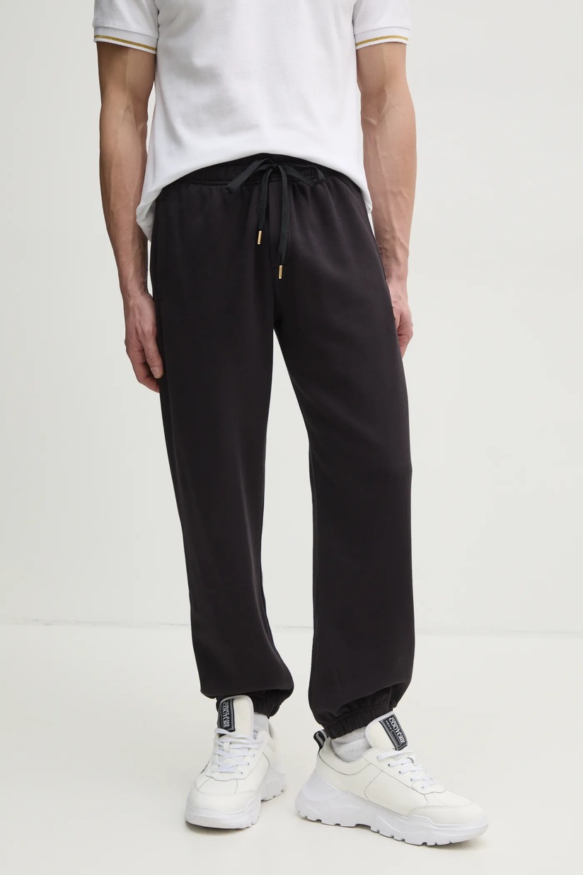 Versace Jeans Couture pantaloni de trening din bumbac culoarea