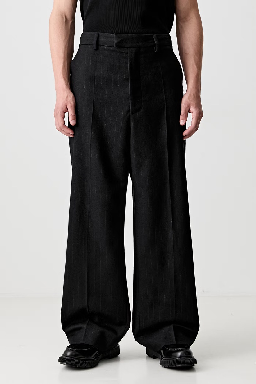 Undercover Pants trousers Men's black regular waist UC1E4502.1 at