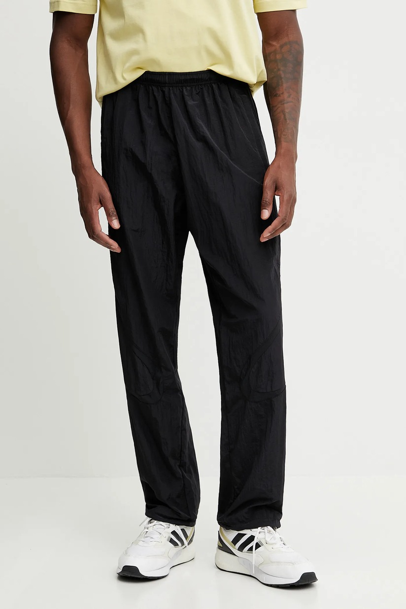 Вельветові штани adidas Originals Cord Pant колір чорний прямі
