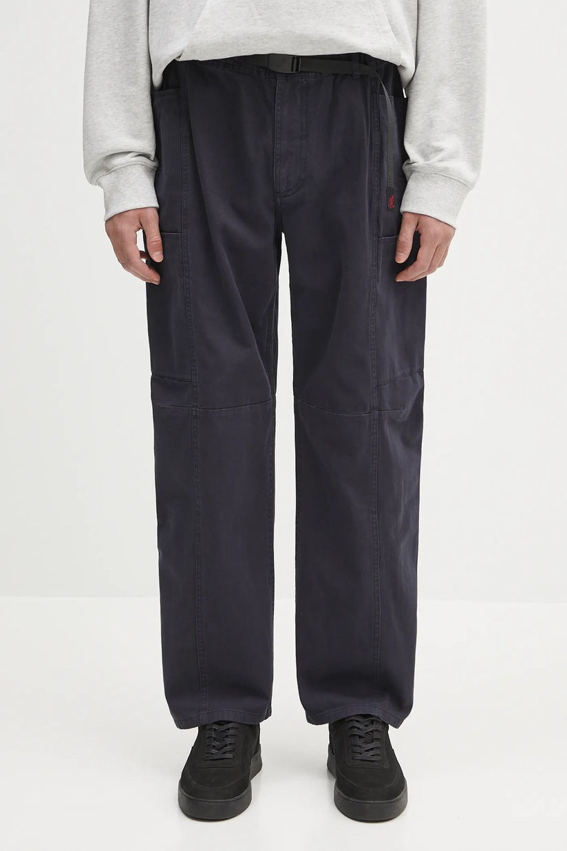 Gramicci trousers Cliff navy blue color G5FM.P142 at PRM US
