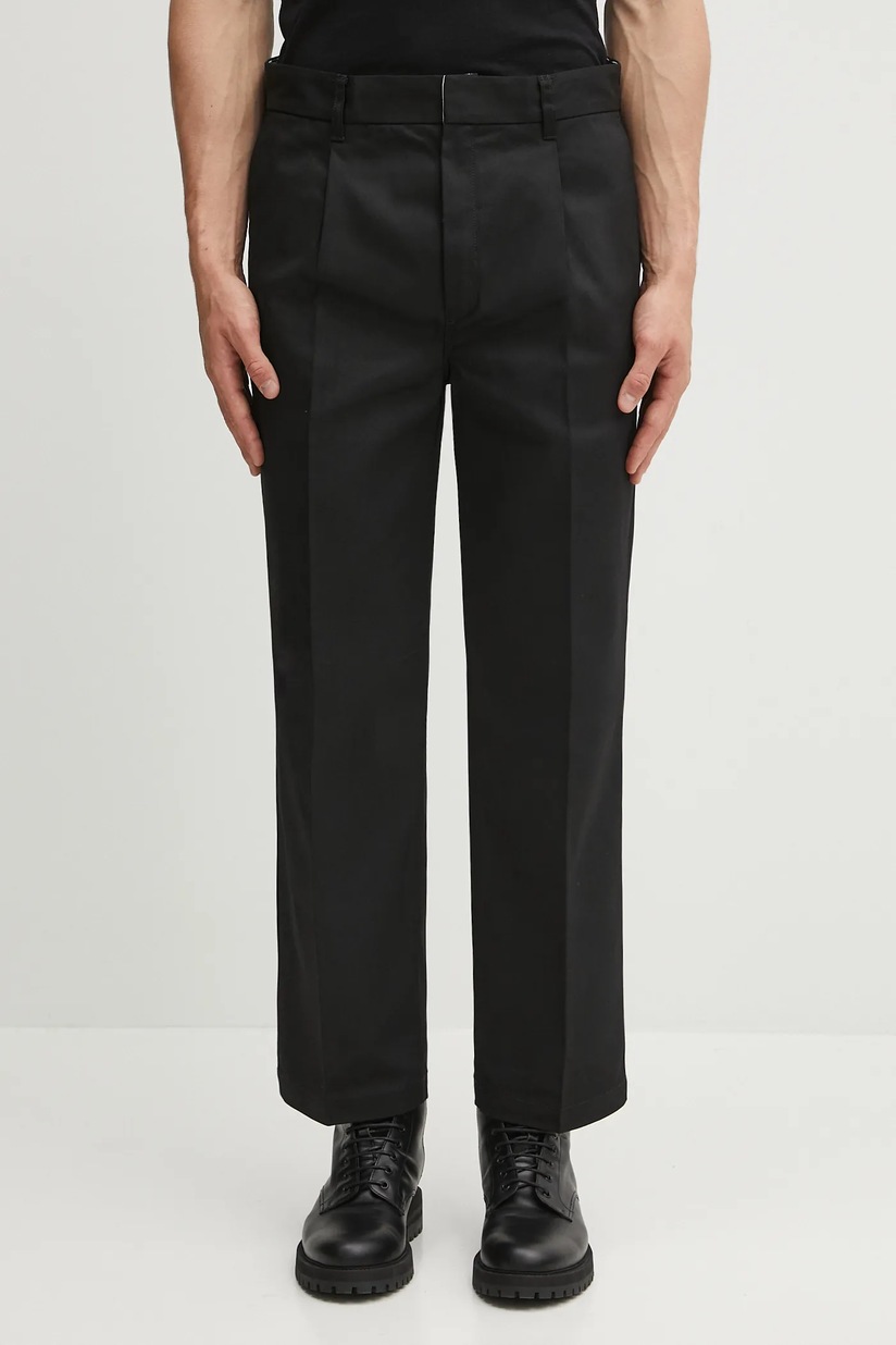 Wacko Maria cotton trousers Double Pleated Chino Trousers PRM EU