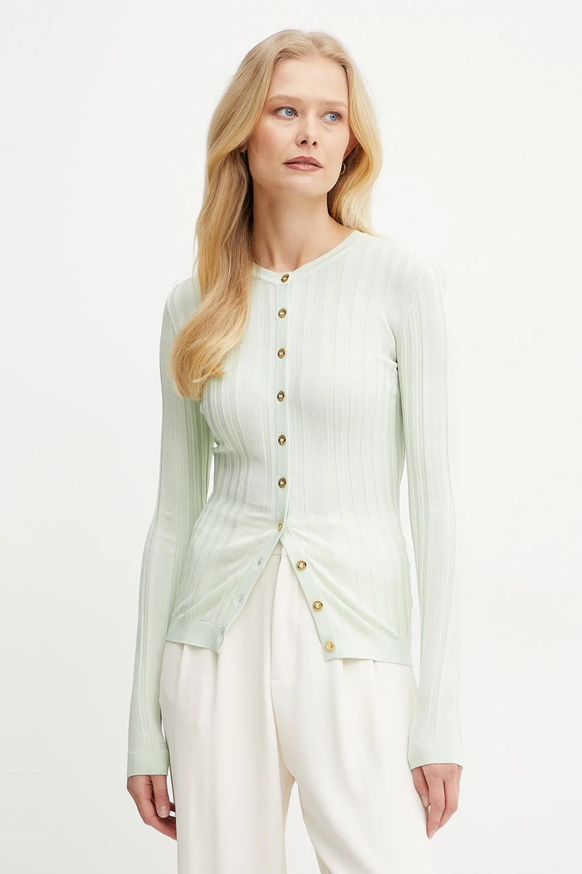 ELISABETTA FRANCHI 売れ筋商品|||エリザベスフランキ カーディガン アウター レディース Cardigans Green ELISABETTA FRANCHI(エリザベッタフランキ) カーディガン サイズ