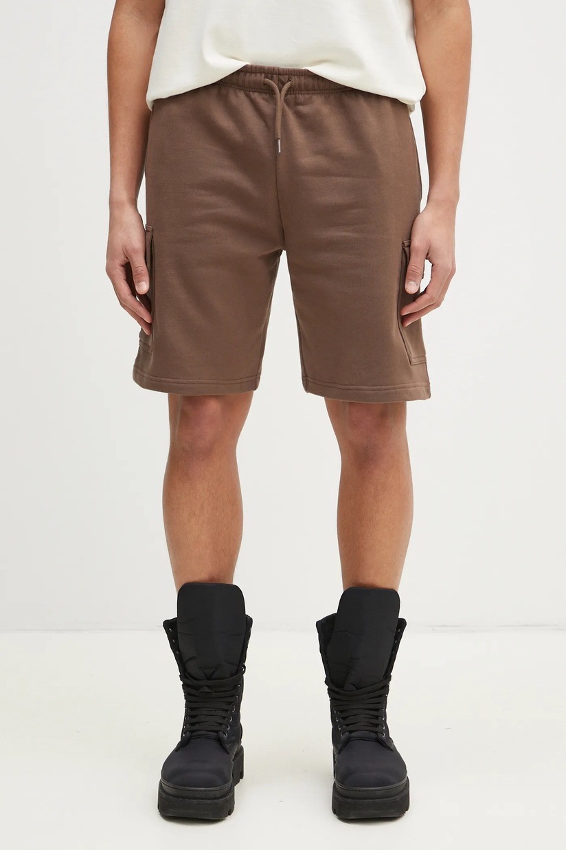 thisisneverthat shorts Hiking Short men's brown color TN241WSOOS02
