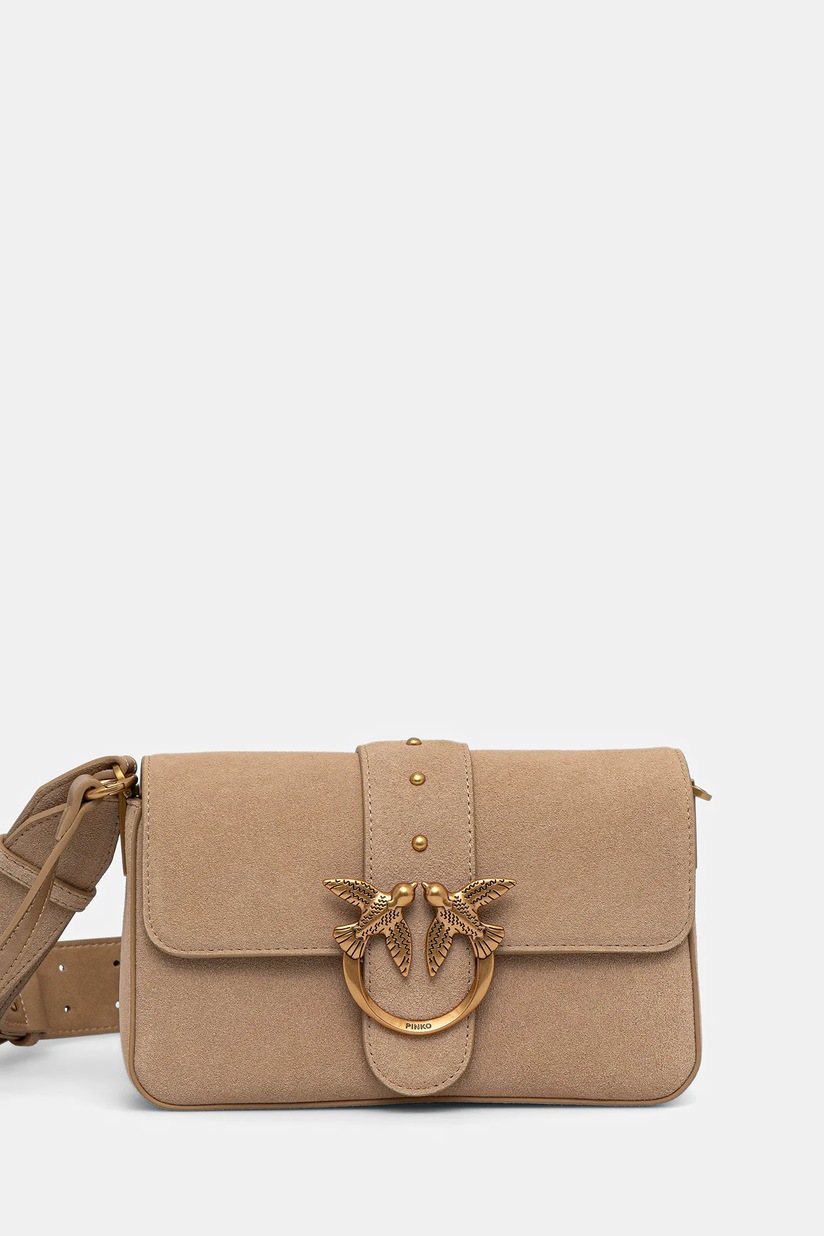 PINKO 100125A0F1Z99O 関税送料込 Pinko torebka zamszowa kolor beżowy 104524 A2CC | Answear.com