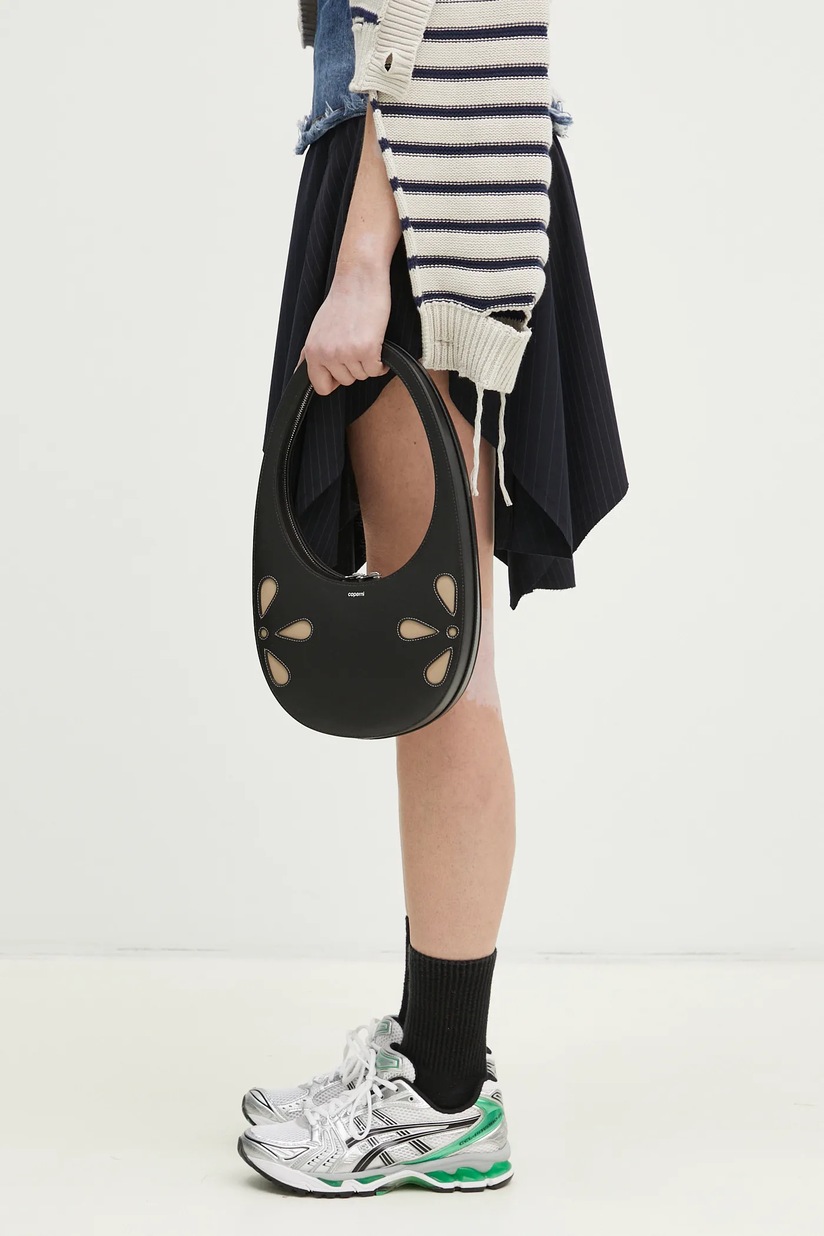 トートバッグ Coperni SS25 'Swipe Bag' handbag (COPBA01405 BLACK) Coperni leather handbag Swipe Bag black color COPBA01405 at