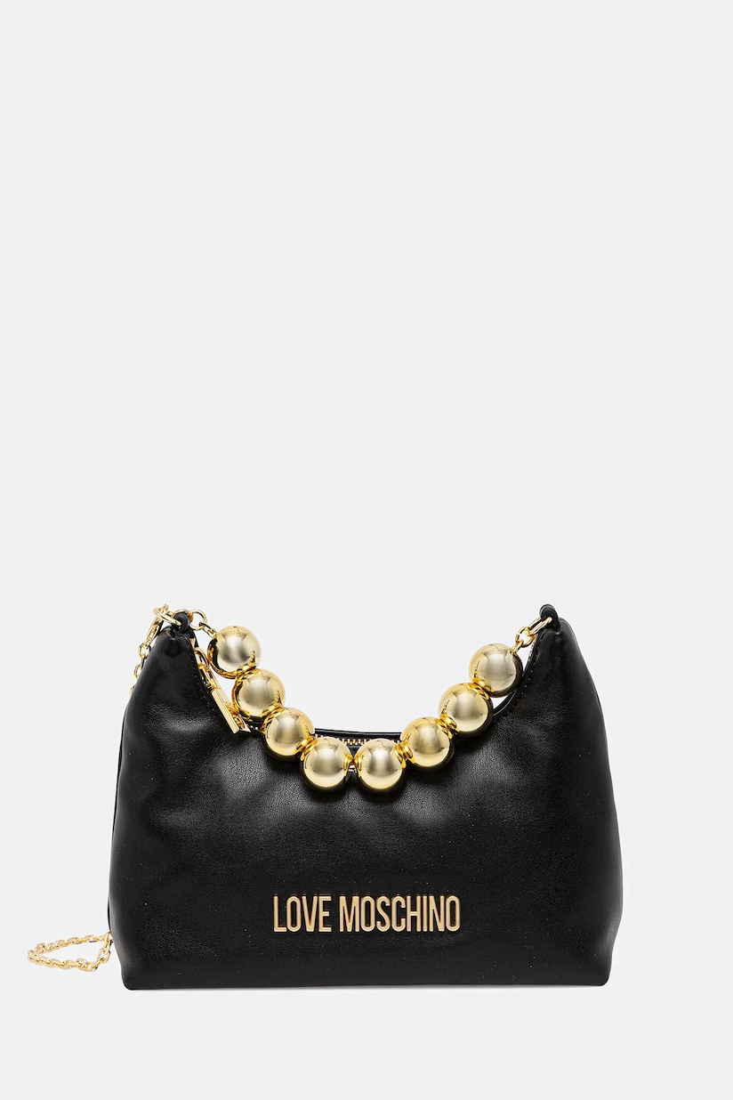 Love Moschino geantă culoarea negru, JC4252PP0MKS0000 | ANSWEAR.ro Love Moschino geantă culoarea negru, JC4252PP0MKS0000 | ANSWEAR.ro