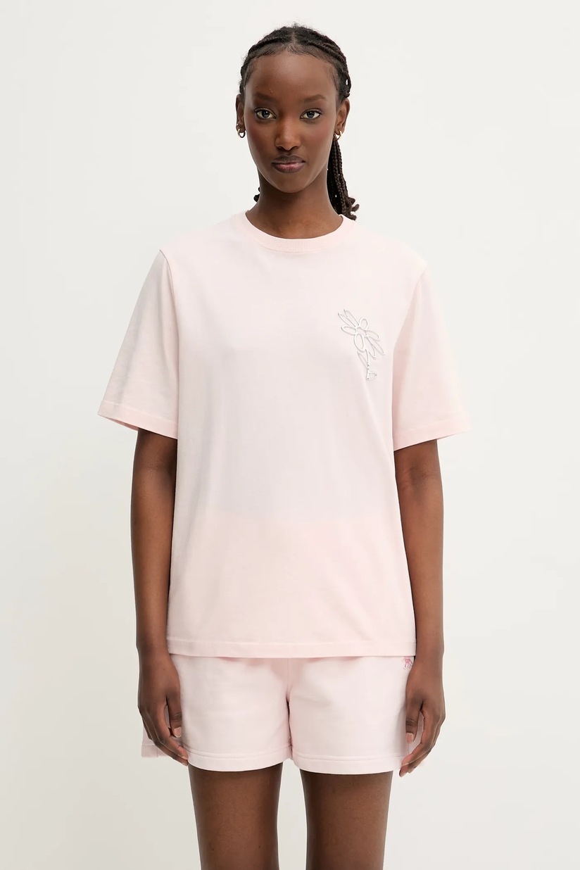 Maison Kitsuné cotton t-shirt Metallic Daisy Comfort PRM EU