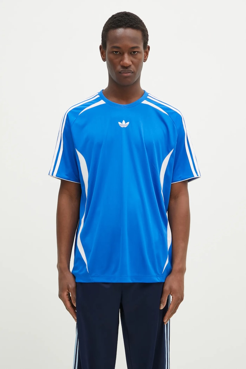 adidas Originals t-shirt Teamgeist Tee men's blue color with an adidas Originals t-shirt Teamgeist Tee men's blue color with an