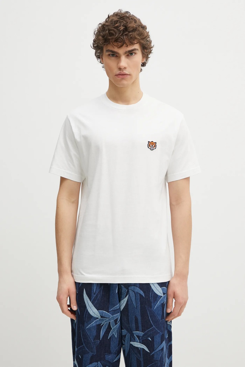 Tシャツ・カットソー KENZO Men T-shirt Green FF55TS5284SG 45A FF55TS5284SG.45A_P_02.jpg