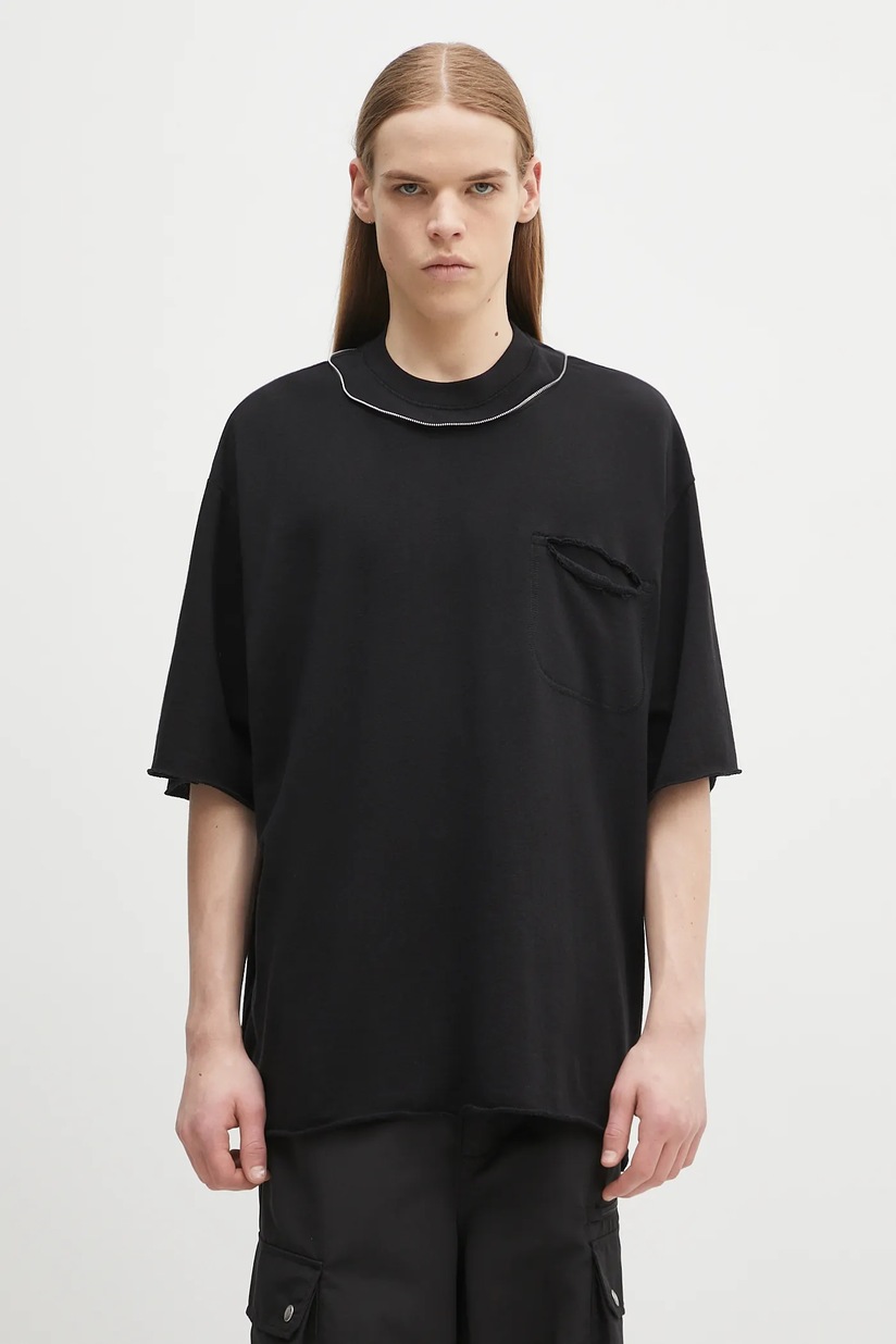 Maison MIHARA YASUHIRO cotton t-shirt Duck Embroidery men's black