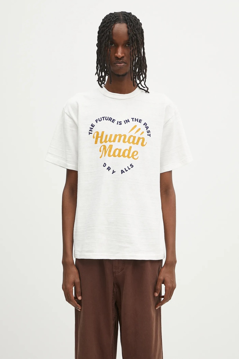 Human Made reversible cotton t-shirt Knitted white color with a