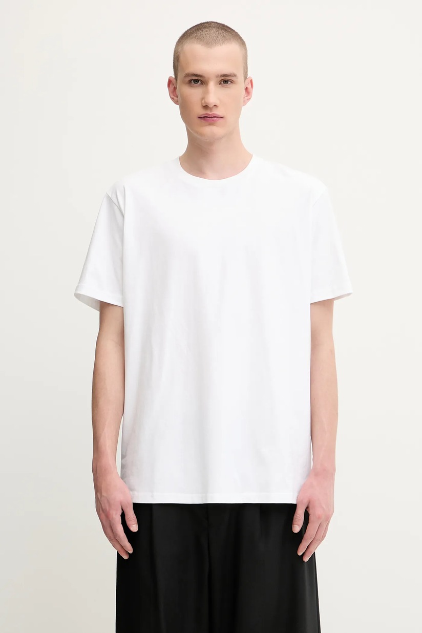 adidas Originals cotton t-shirt GRFX Tee white color with a print