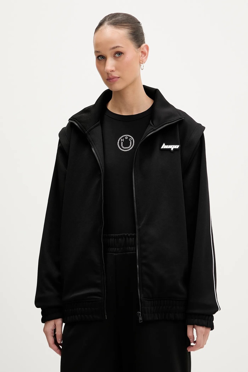 Кофта adidas Originals Holiday Tt цвет чёрный с аппликацией JY2617