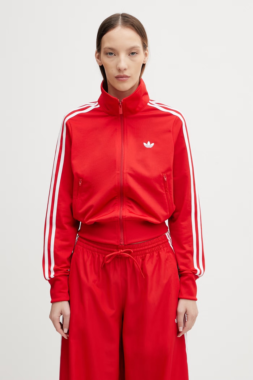 adidas Originals sweatshirt Rasant Tracktop women's red color