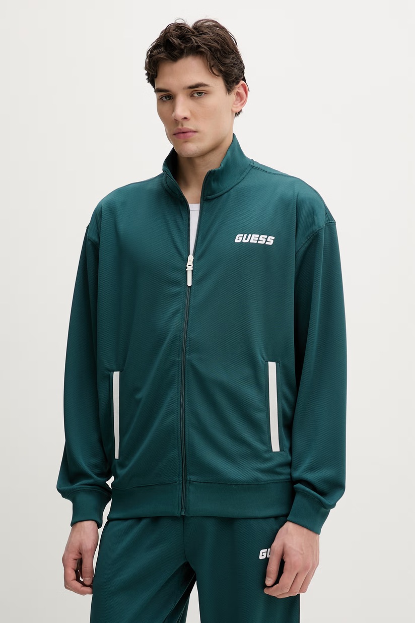 adidas Originals hanorac fleece culoarea verde, cu glugă, cu