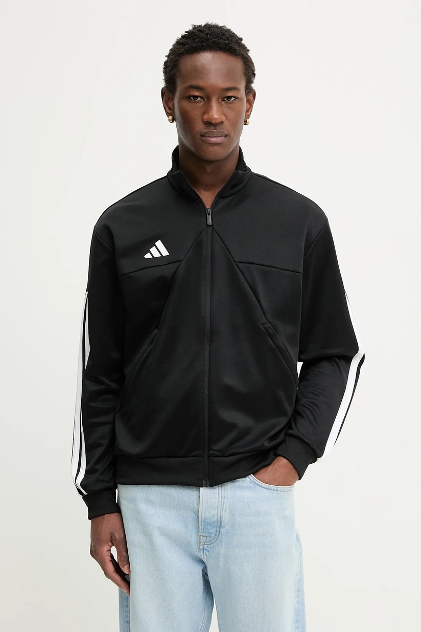 Кофта adidas Future Icons мужская цвет чёрный с капюшоном с