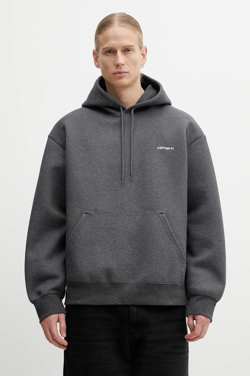 thisisneverthat cotton sweatshirt T-Logo Hoodie men's gray color