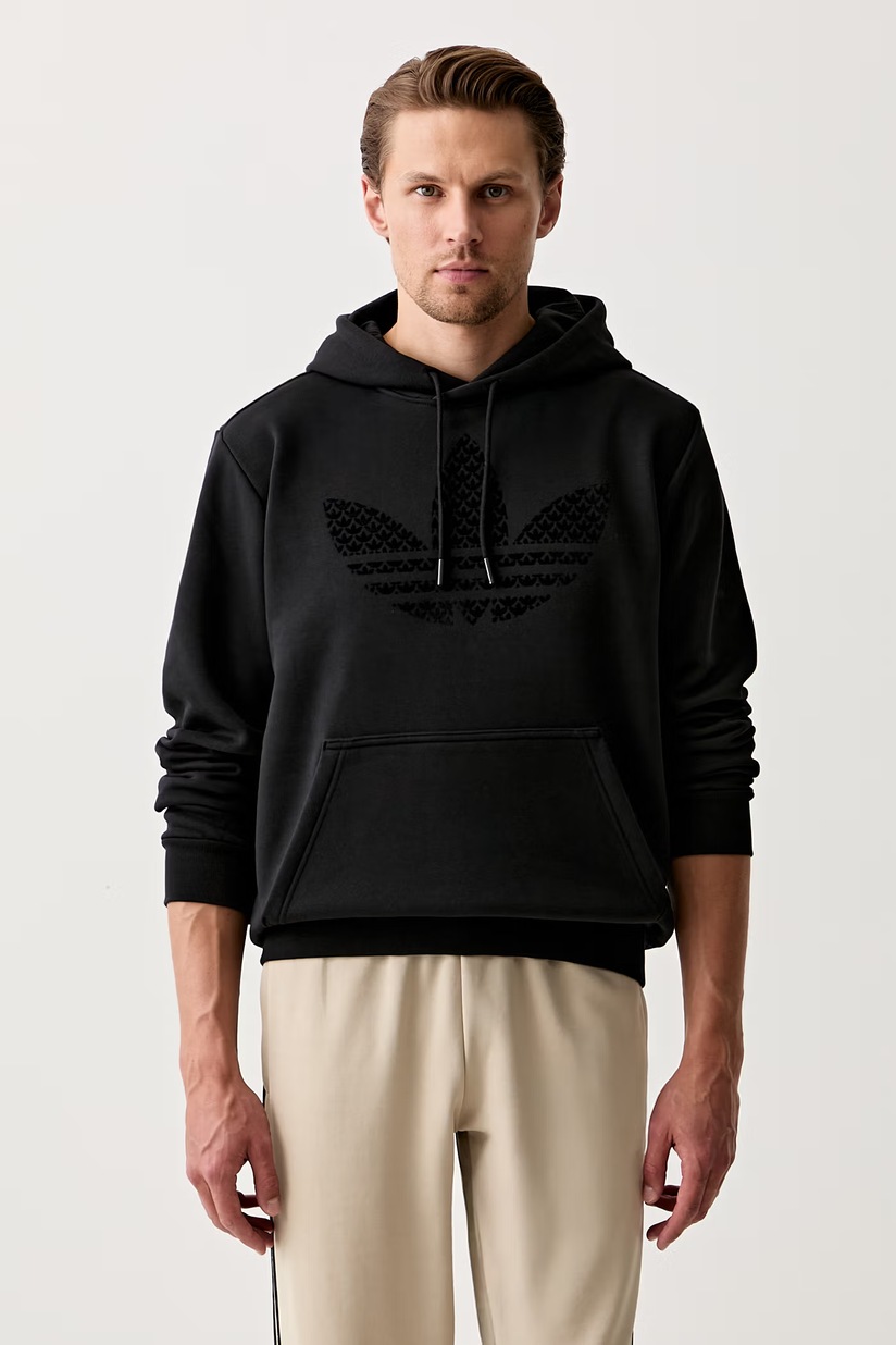 Кофта adidas Originals Spiders Loose Hoodie колір чорний з